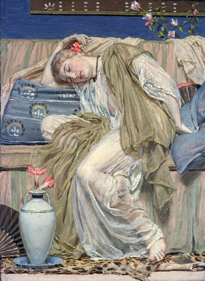 A Sleeping Girl, Albert Moore