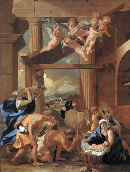 Adoration of the Shepherds, Nicolas Poussin