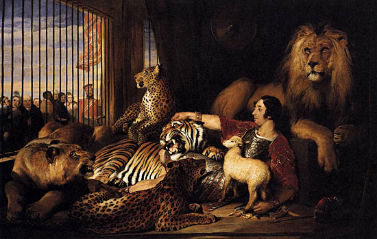 Isaac van Amburgh and his Animals, Edwin Landseer