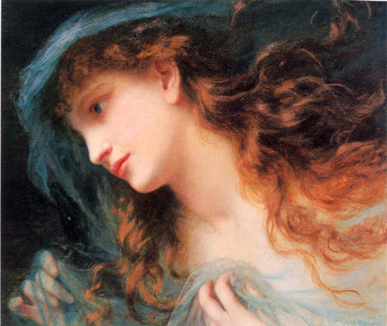 Head  of a Nymph, Sophie Anderson
