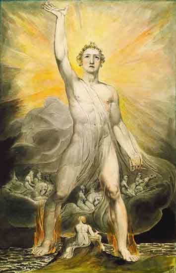  Angel of Revelation, William Blake 