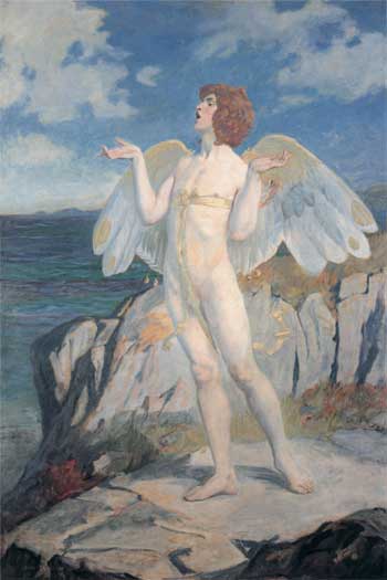 Angus Og, Putting a Spell of Summer Calm on the Sea, John Duncan
