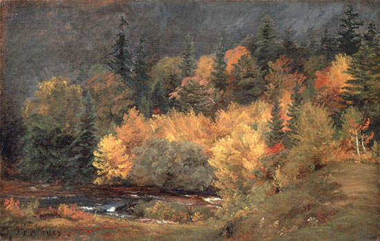  Autumn by the Brook, Cropsey