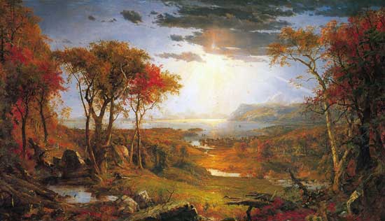 Autumn on the Hudson River, Cropsey