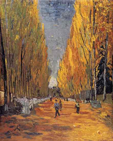 Autumn Les Alyscamps, Vincent van Gogh
