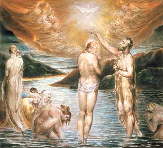 The Baptism of Christ, William Blake 