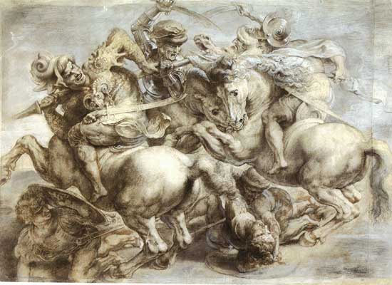 The Battle of Anghiari, Leonardo da Vinci