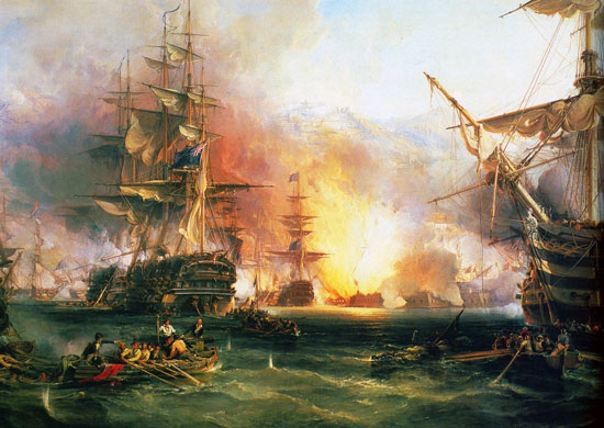 The Bombardment of Algiers, George Chambers