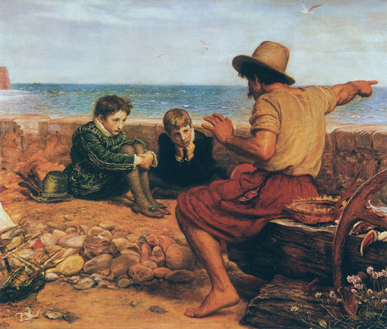 The Boyhood of Raleigh, Sir John Everett Millais 
