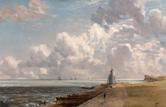 Harwich- The Low Lighthouse, Constable