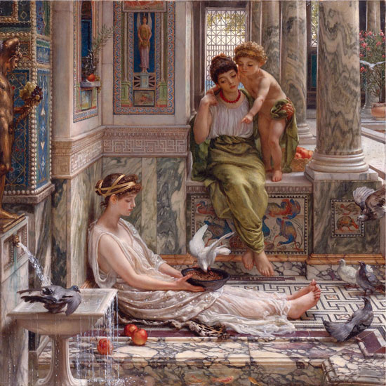 Corner of the Villa , Sir Edward John Poynter