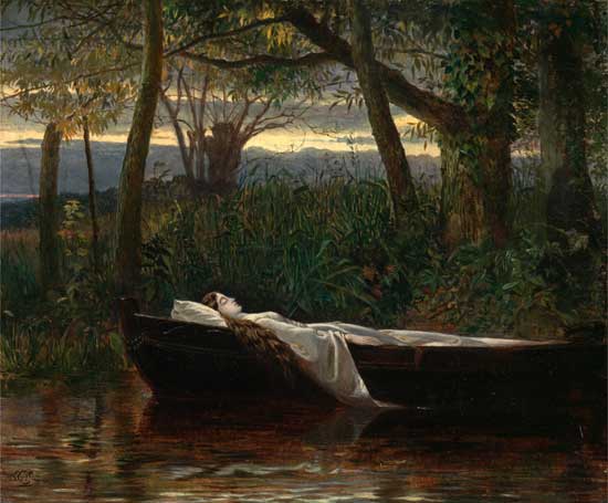 Lady of Shalott, Walter Crane