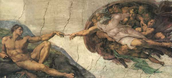 The Creation of Man, Michaelangelo 