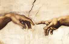 The Creation of Man, detail