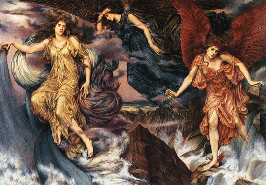 The Storm Spirits, Evelyn De Morgan