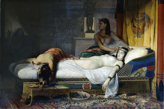 The Death of Cleopatra, Jean-Andre Rixens