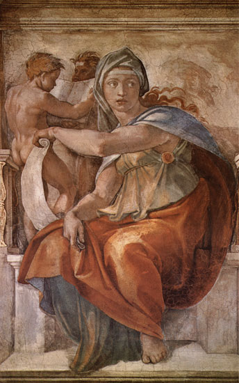 The Delphic Sibyl, Michaelangelo