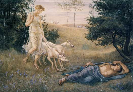 Diana and Endymion, Walter Crane 