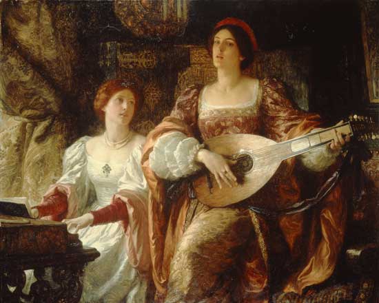 The Duet, Sir Frank Dicksee 