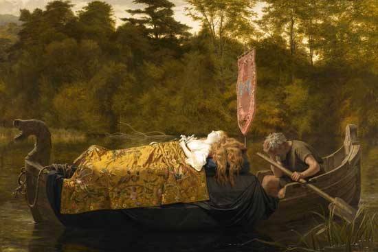 Elaine, The Lady of Shalott, Anderson