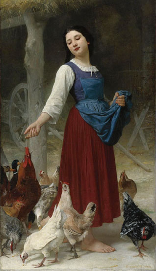The Farmer's Daughter, Elizabeth Gardner Bougereau