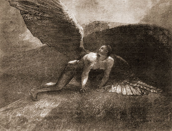 Fallen Angel, Odilon Redon