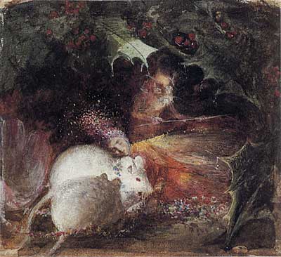 Holly & White Mice, John Anster Christian Fitzgerald