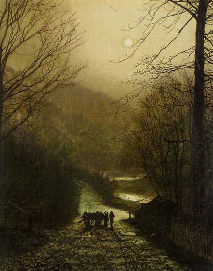 Forge Valley, near Scarborough,, John Atkinson Grimshaw