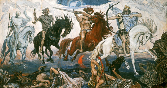The Four Horsemen of the Apocalypse, Victor Mikhailovich Vasnetsov 