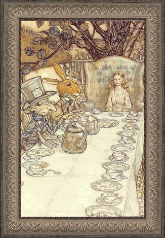 The Mad Hatters Tea Party Arthur Rackham