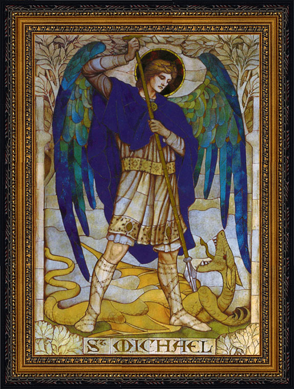 Archangel Michael From a mosaic by, James Powell