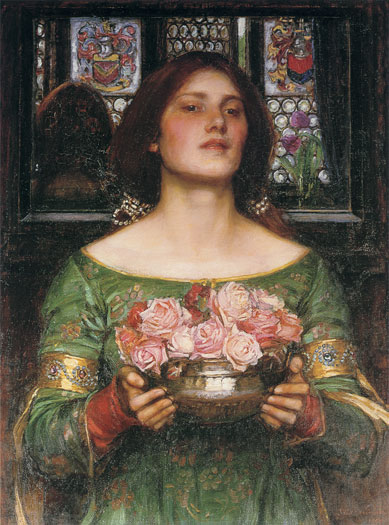 Gather Ye Rosebuds While Ye May, John William Waterhouse