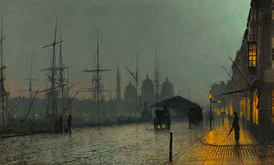 Princes Dock, Hull, John Atkinson Grimshaw