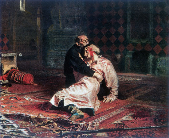 Ivan the Terrible and His Son, Ivan, Ilya Repin