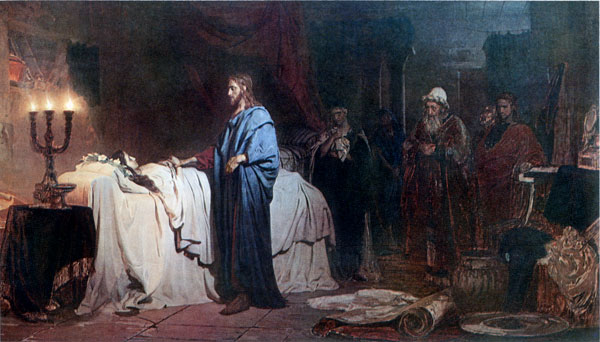 Jesus Raising Jairus's Daughter from the Dead, Ivan, Ilya Repin