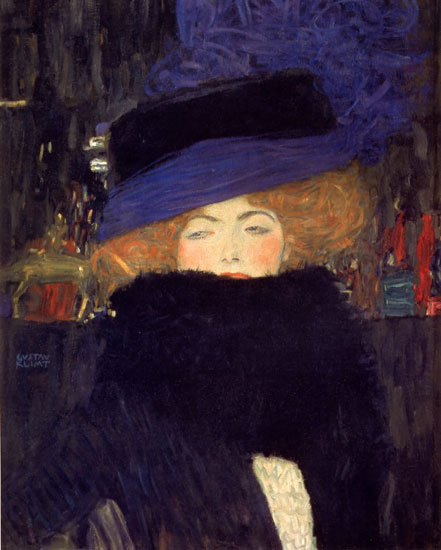 Lady with a Hat, Klimt