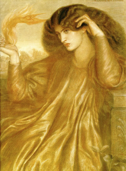 La Donna della Fiamma, Dante Gabriel Rossetti