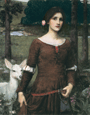 The Lady Clair, John William Waterhouse, Pre-Raphaelite, prints on canvas