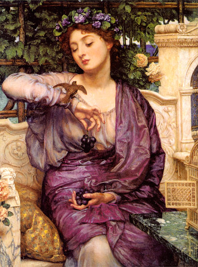 Lesbia and her Sparrow, Sir Edward John Poynter