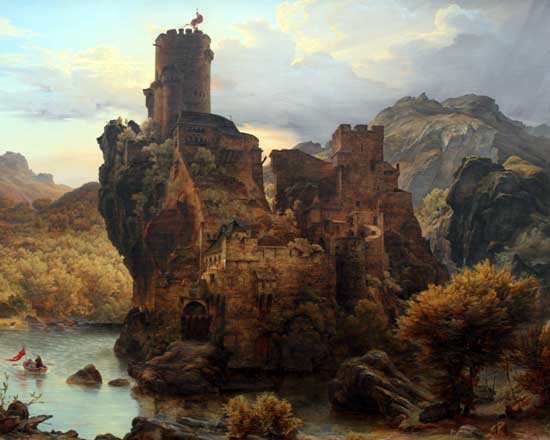 Knight's Castle, Carl Friedrich Lessing