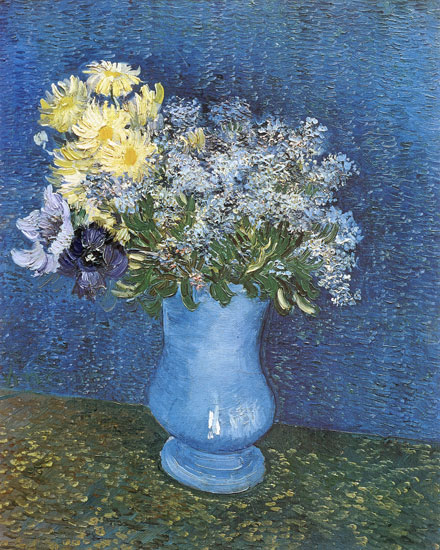 Lilacs, Marguerites and Anemones, Vincent van Gogh