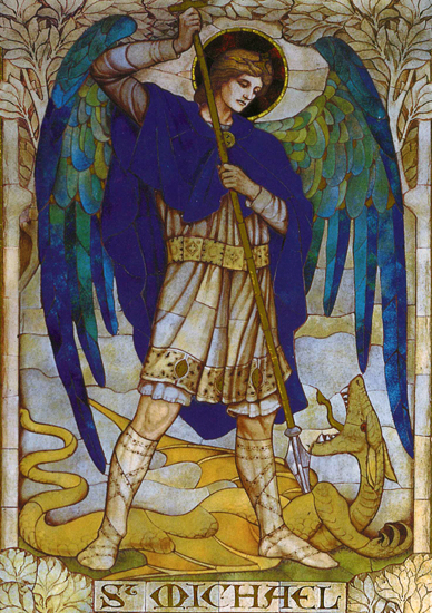  Archangel Michael From a mosaic  James Powell 
