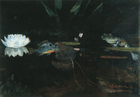 The Mink Pond, Winslow Homer