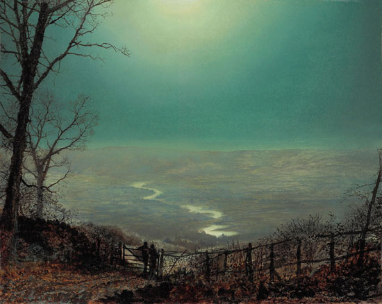 Moonlight at Wharfedale,  Grimshaw