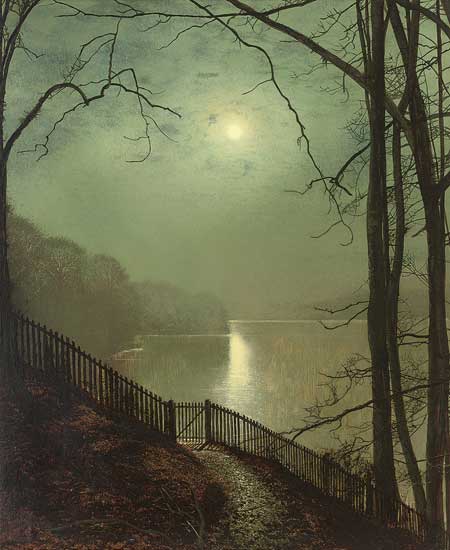 Moonlight on the Lake
Roundhay, Leeds
John Atkinson Grimshaw

