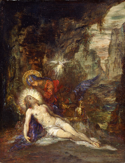Pieta, 1876,  Moreau