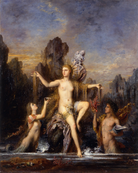 Venus Rising from the Sea,  Moreau