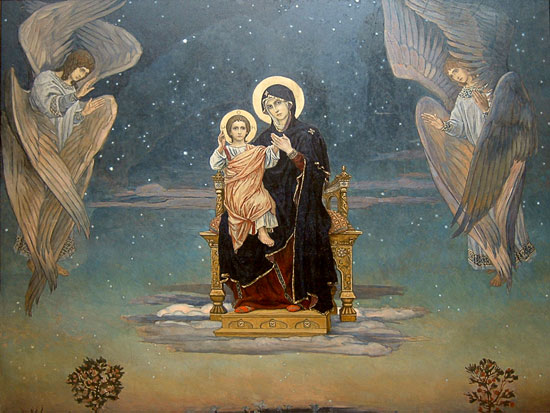 Mother of God, Victor Mikhailovich Vasnetsov