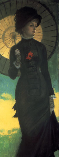 Mrs. Newman with a Parasol, James Joseph Jacques Tissot