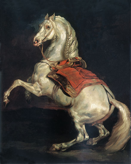 Napoleon's Stallion, Tamerlan, Theodore Gericault 